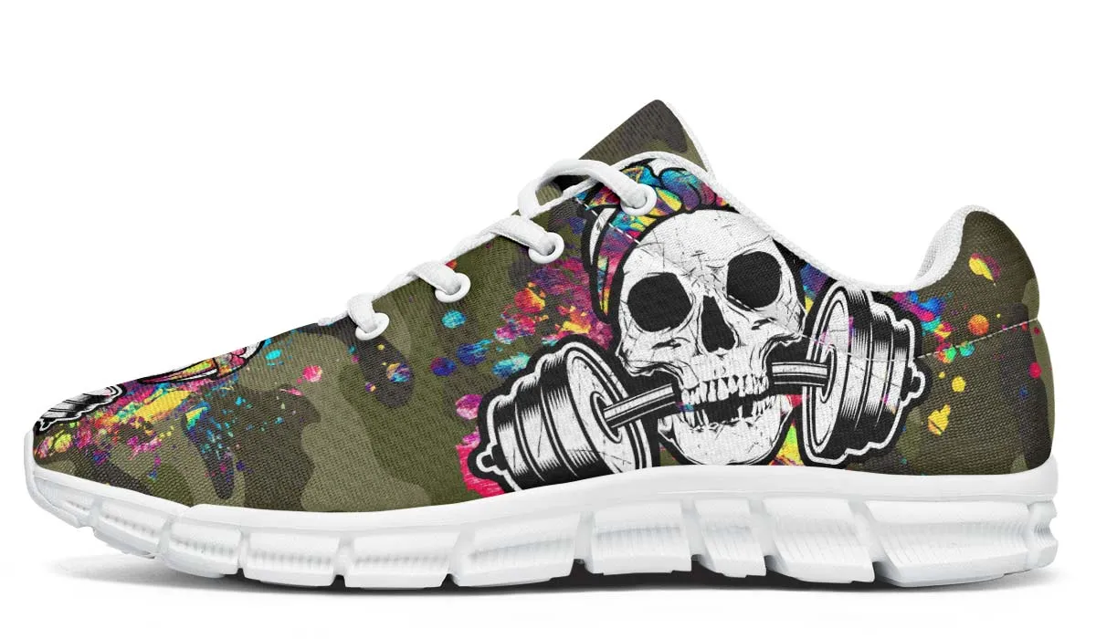 Camocolorful Splat Skull