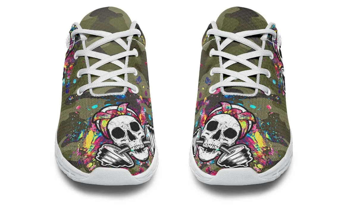 Camocolorful Splat Skull