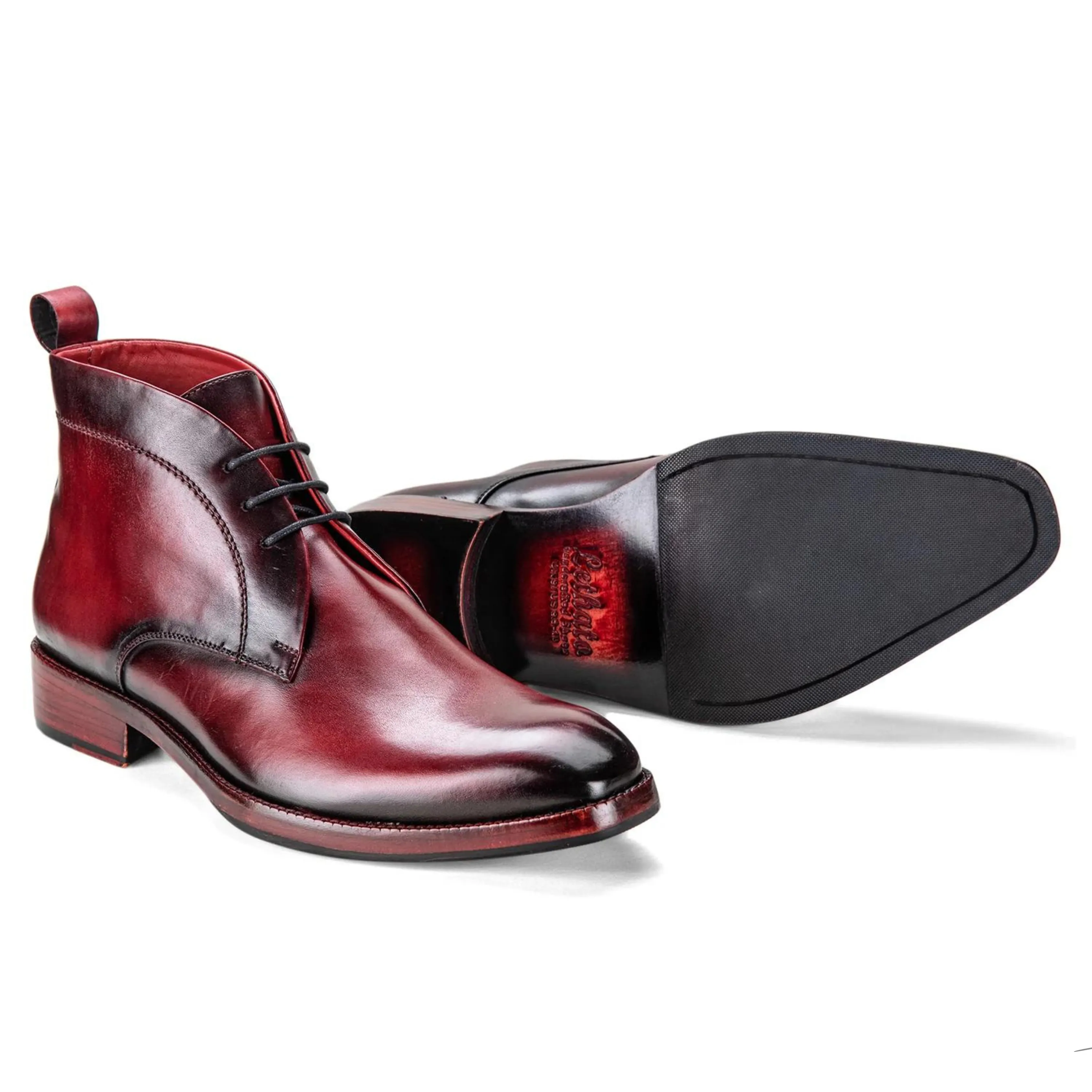 Chukka Boots- Wine Red