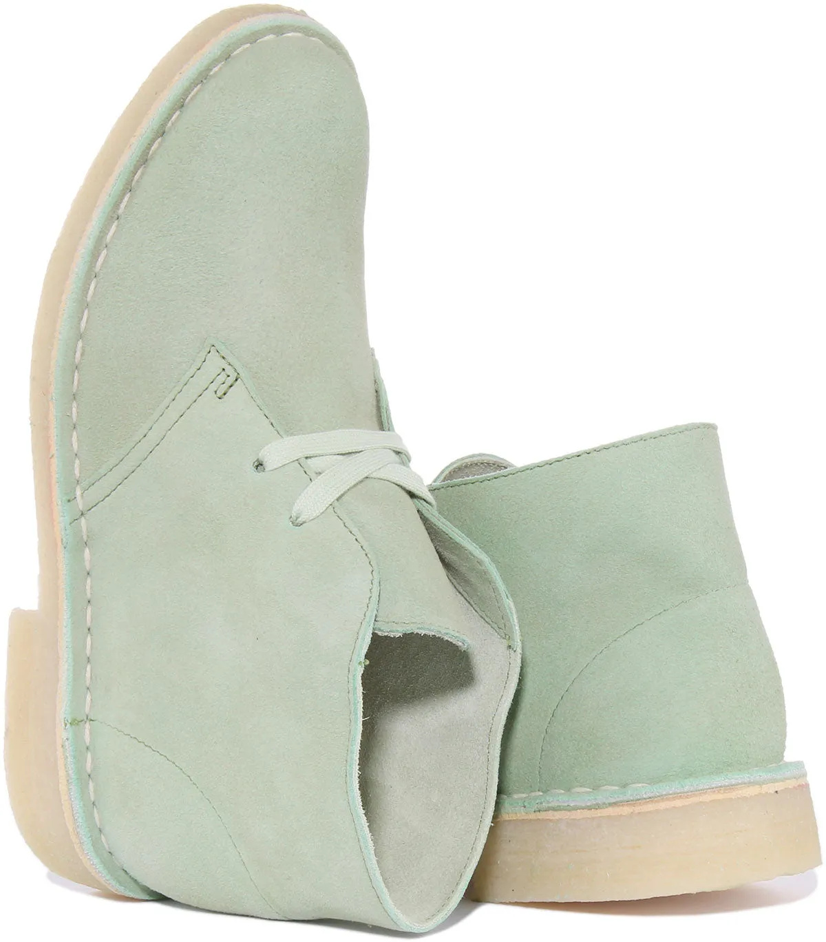 Clarks Originals Desert Boot In Green For Women