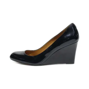 Coach Wedge Shoes Latex Black Colour For Women