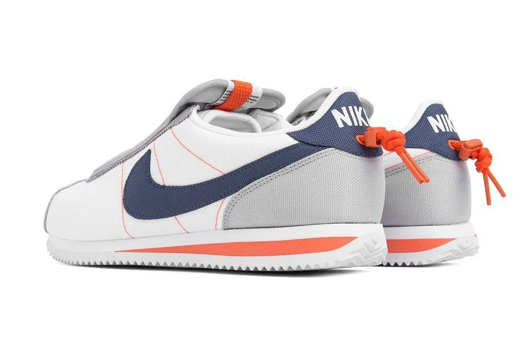 Cortez Basic Slip White Thunder Blue Wolf Grey Orange Sneaker