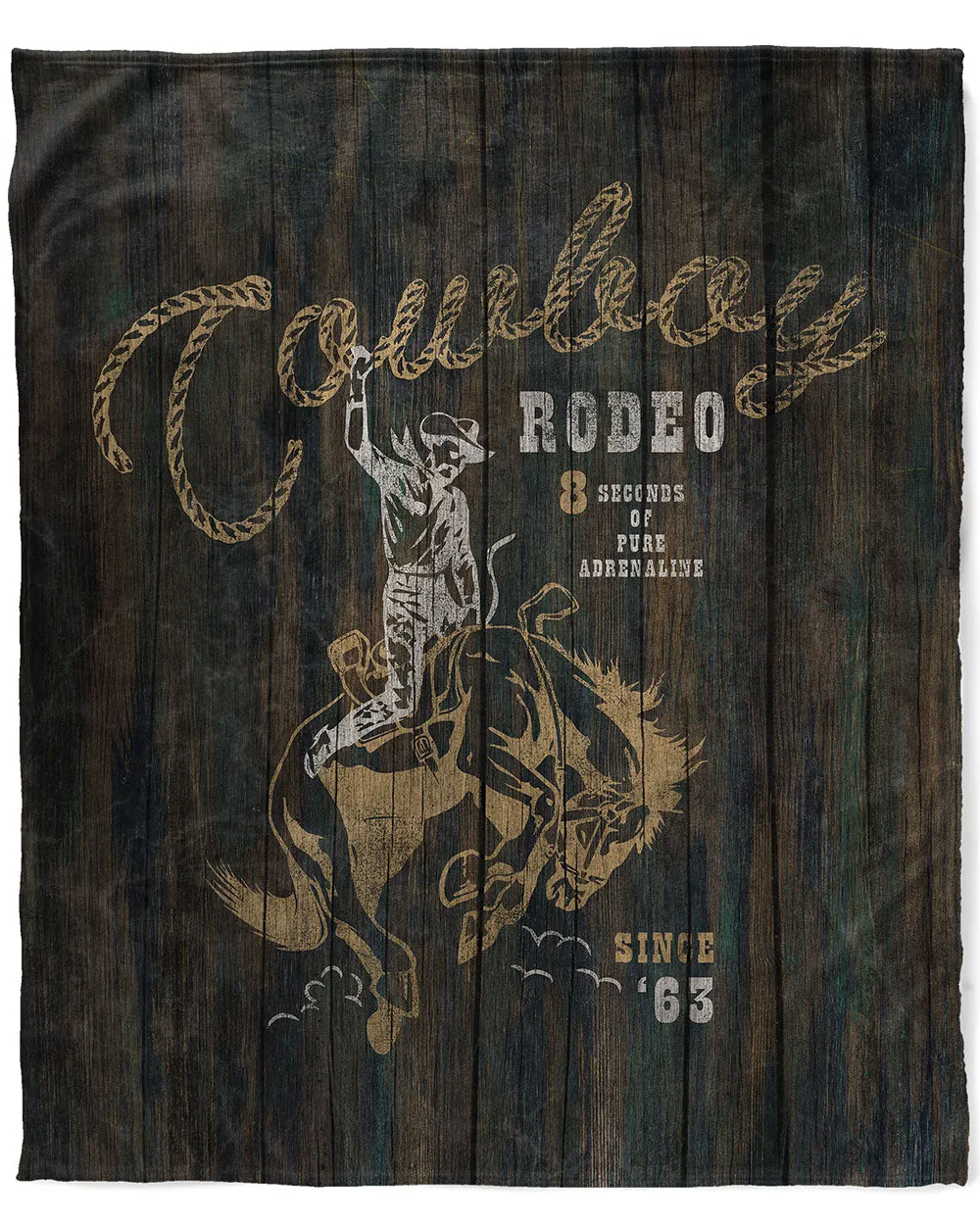 Country Girls Cowboy Rodeo 50" x 60" Minky Blanket