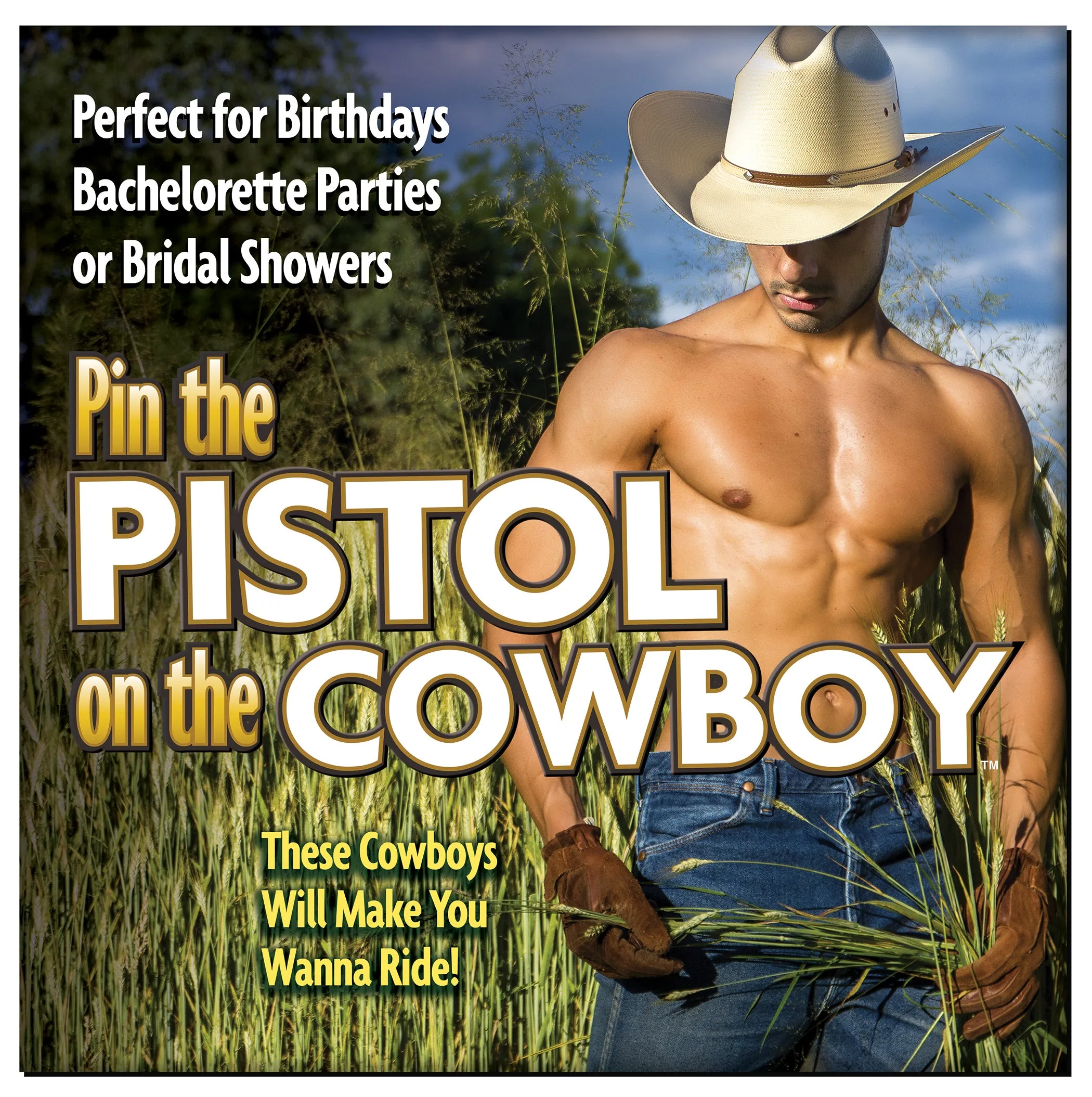 Cowboy Party Game: Pin the Pistol for Laughter and Fun!