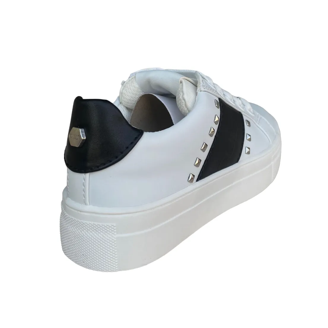 Cult scarpa sneakers da bambina T-011 bianco-nero