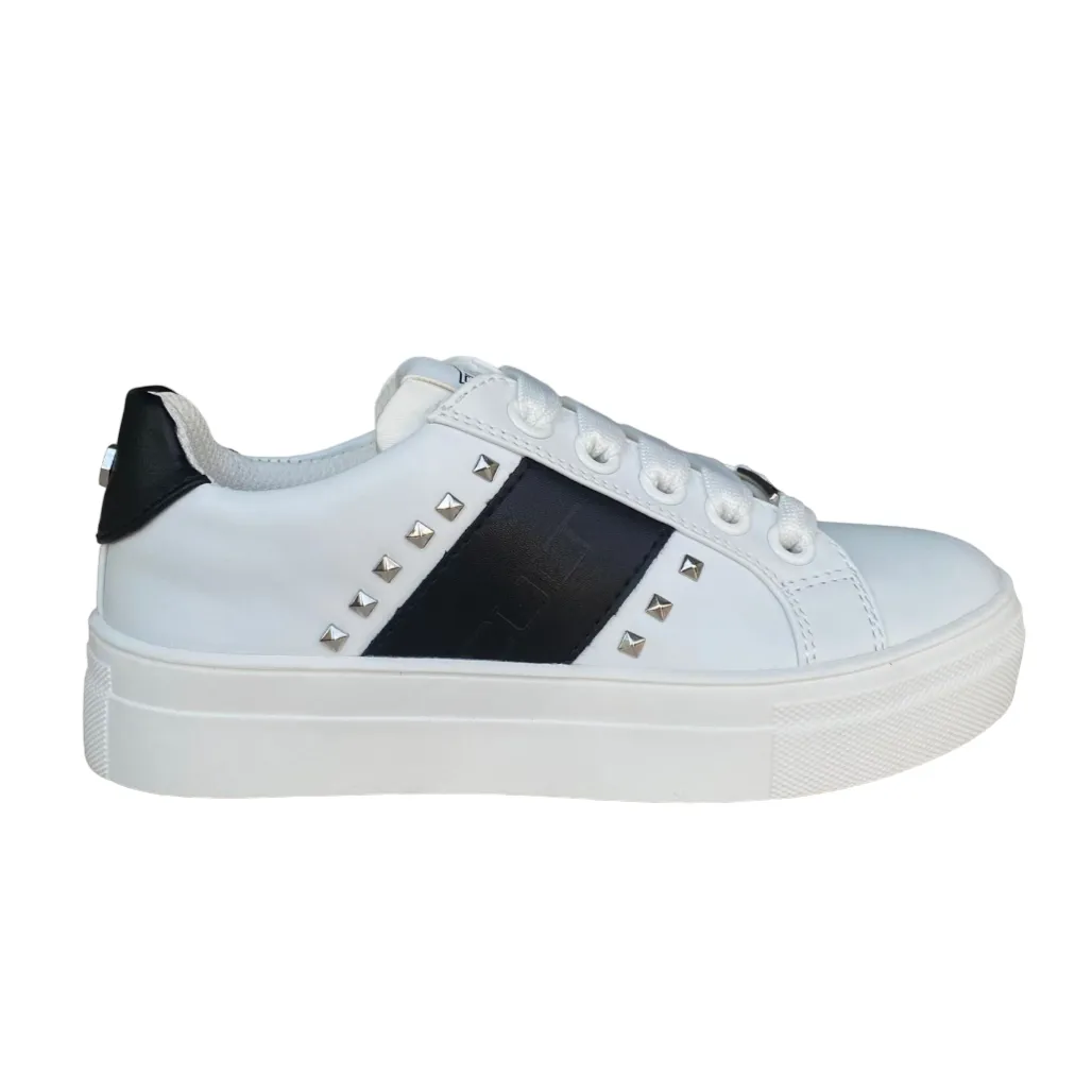 Cult scarpa sneakers da bambina T-011 bianco-nero