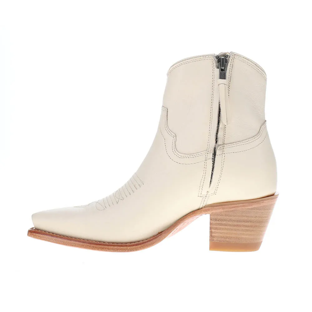 Daisy Snip Toe Zippered Cowboy Booties