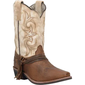 Dan Post Children's Lil' Myra Brown Square Toe Boots DPC3911