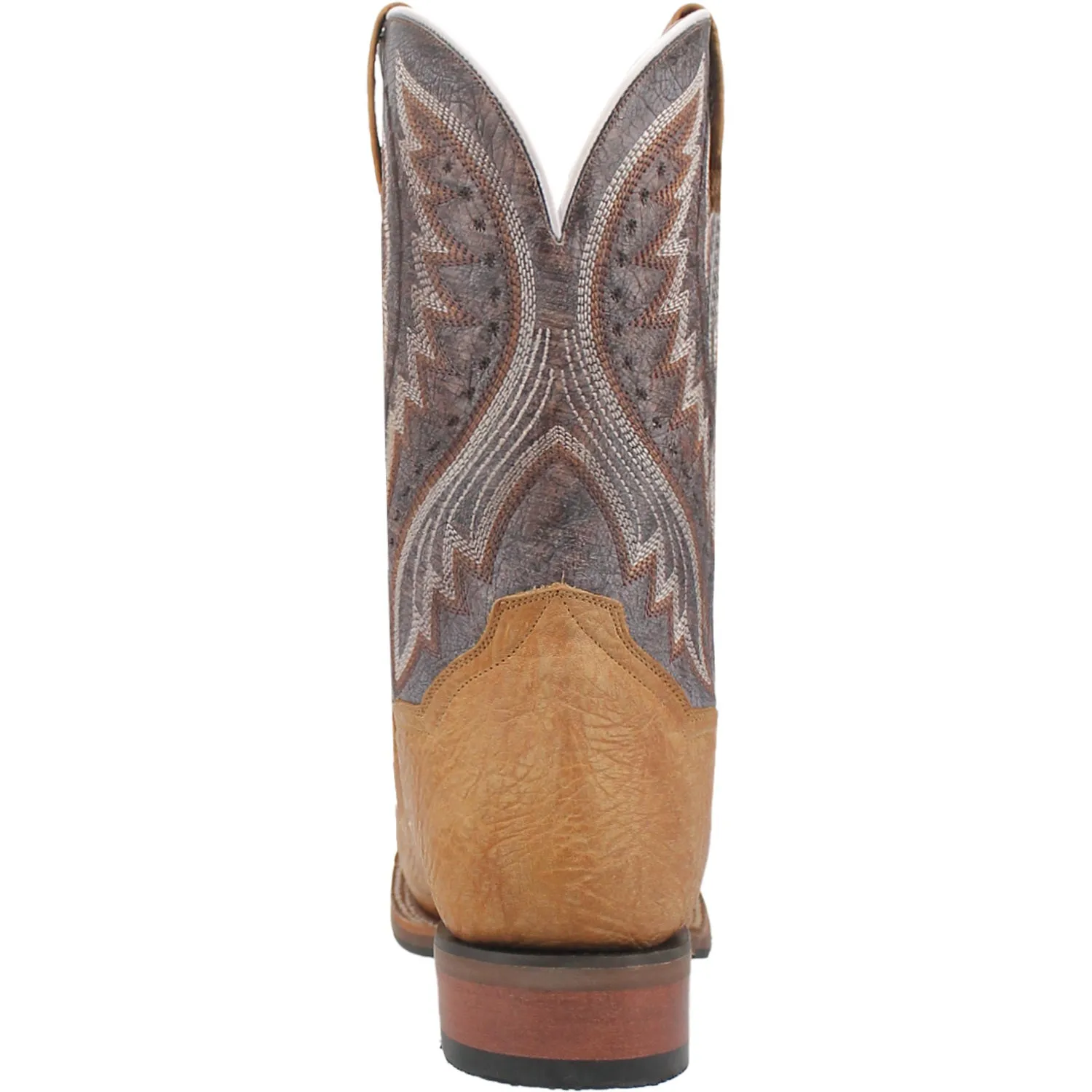 Dan Post Mens Dugan Camel Bison Leather Cowboy Boots