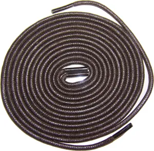 [Dark Brown] - Round Waxed Cotton Shoelaces