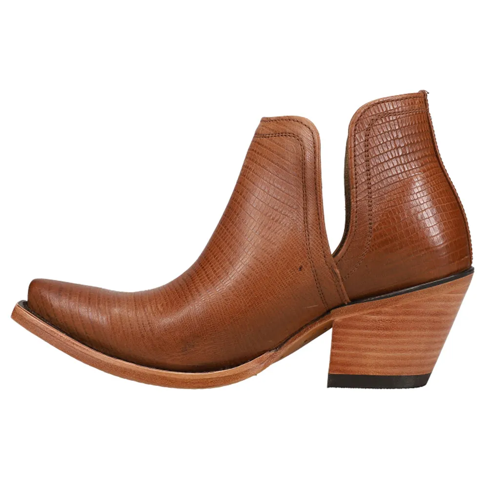 Dixon Embossed Snip Toe Cowboy Booties