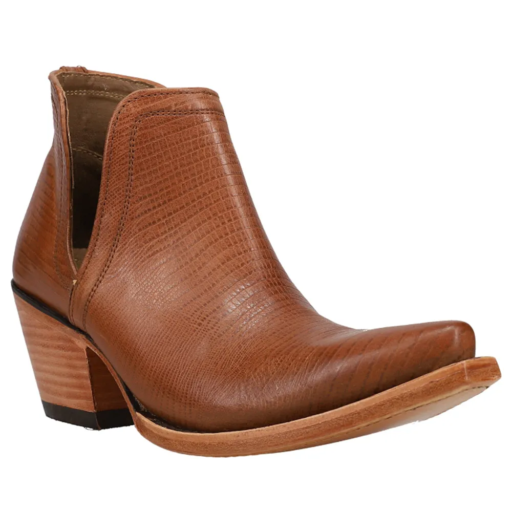 Dixon Embossed Snip Toe Cowboy Booties