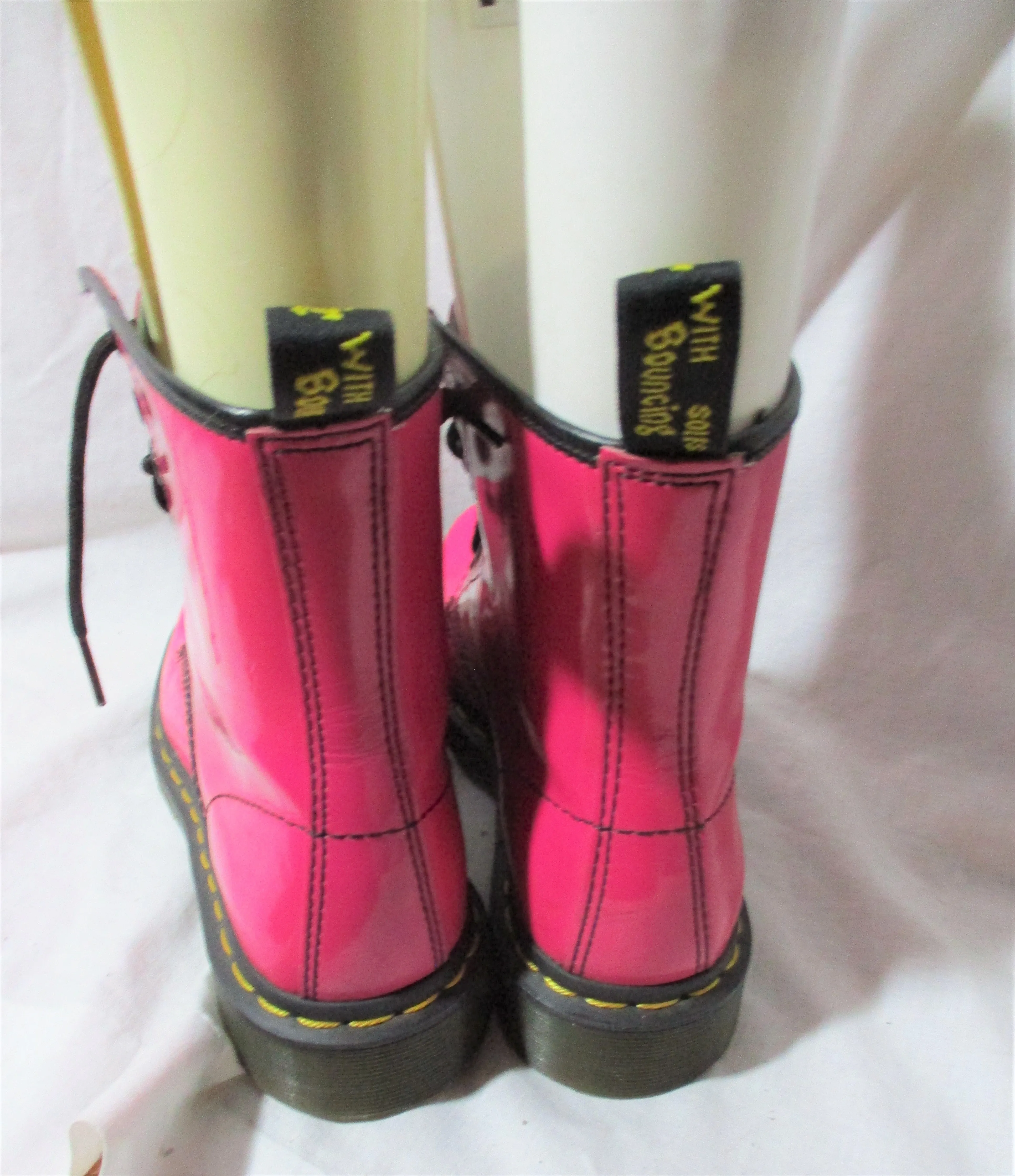 DOC DR. MARTENS Combat BOOT Shoe AIRWAIR FUSCHIA PINK MAGENTA 6 / 37