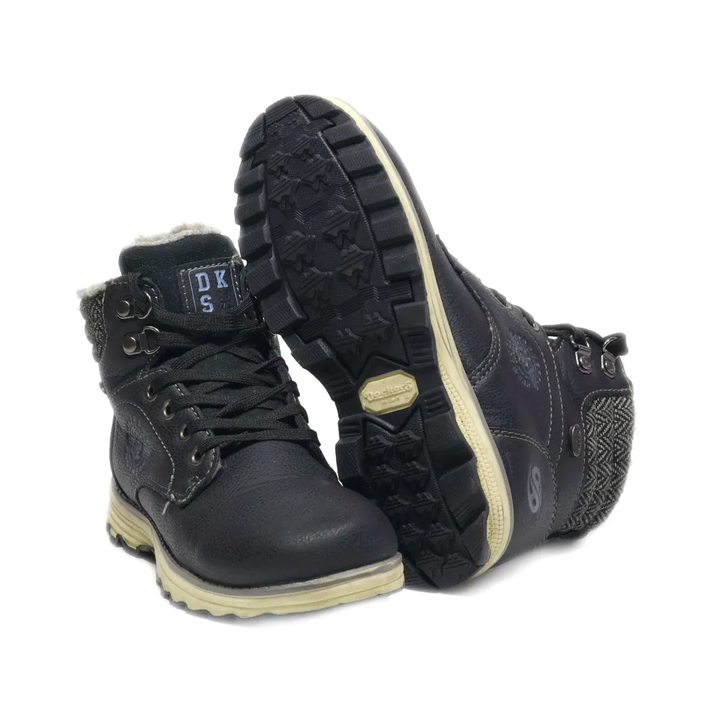 Dockers Gerli Ankle Boots Leather Black Colour For Kids