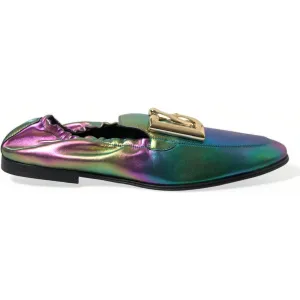 Dolce & Gabbana Elegant Iridescent Loafers for Gents