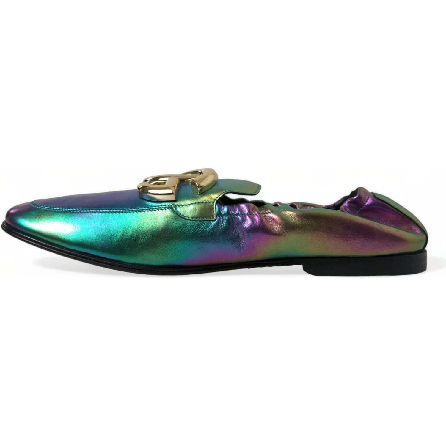 Dolce & Gabbana Elegant Iridescent Loafers for Gents