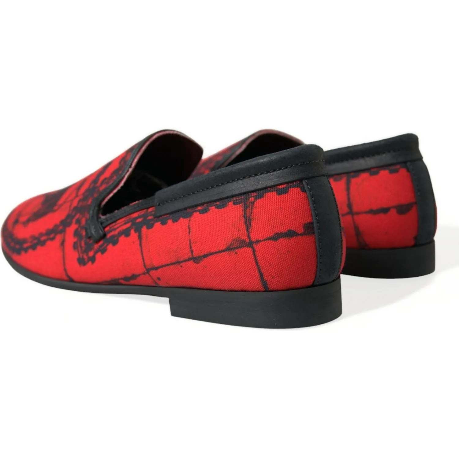 Dolce & Gabbana Torero-Inspired Luxe Red & Black Loafers