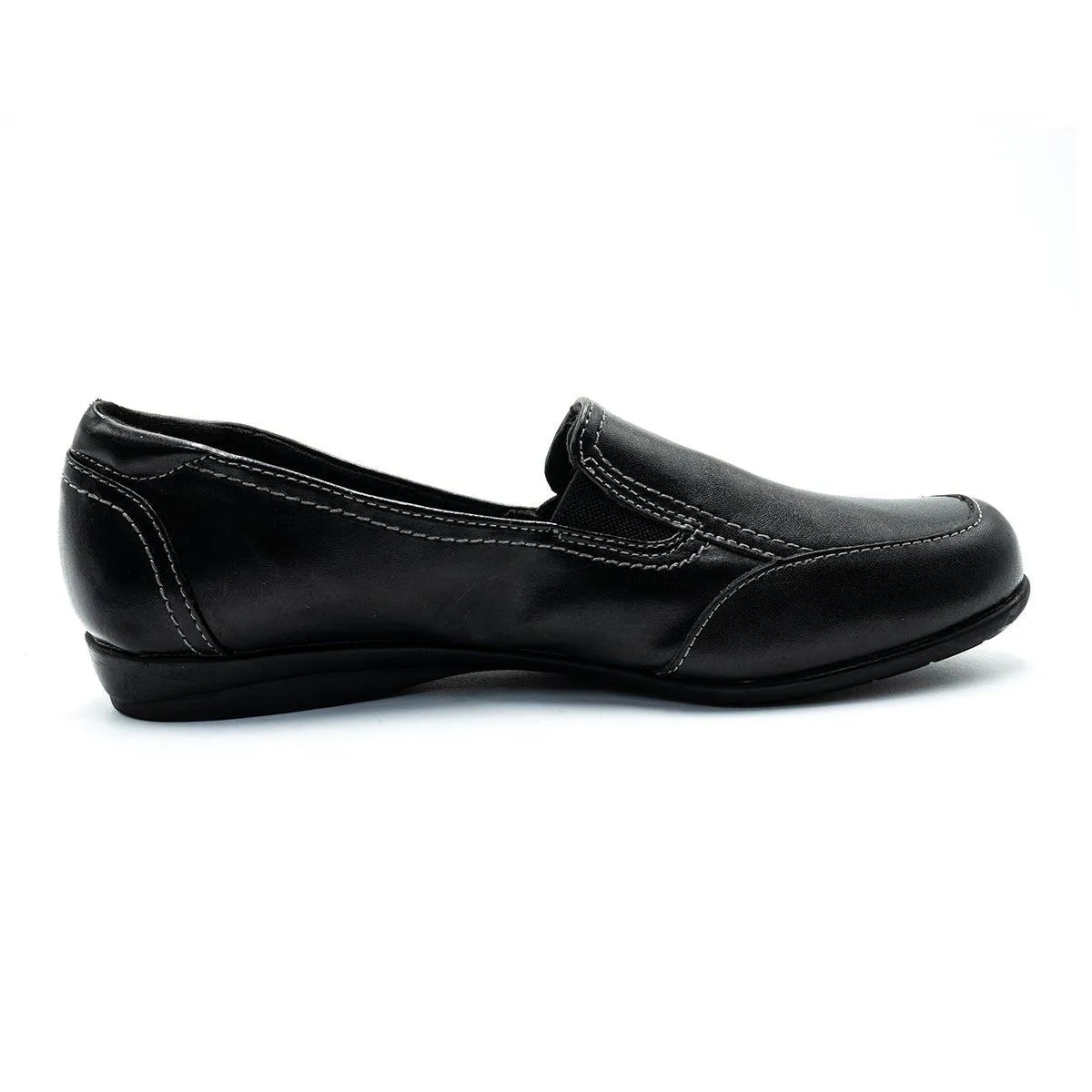 Dr. Scholl'S Glimmer Loafers Leather Black Colour For Women