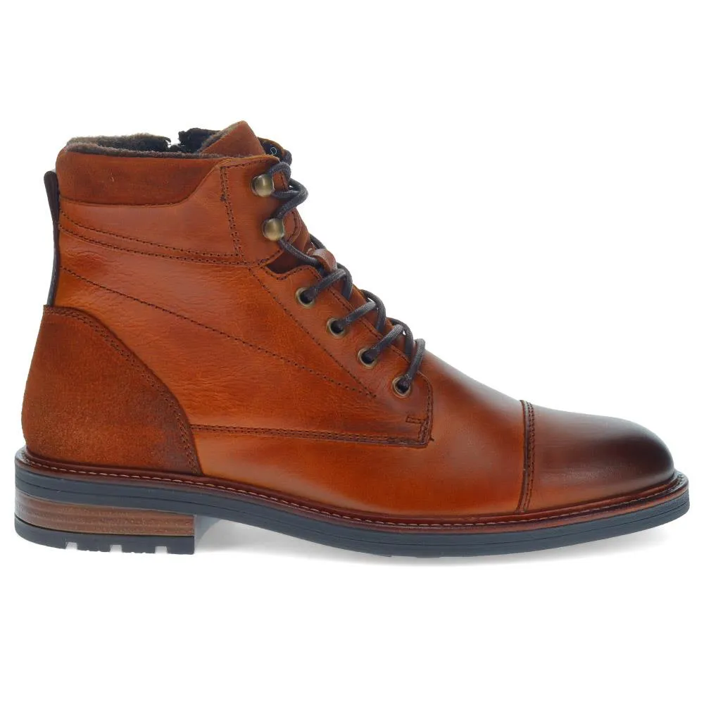 Dusseldorf Leather Lace-Up Boots - DUSSELDORF / 323 686