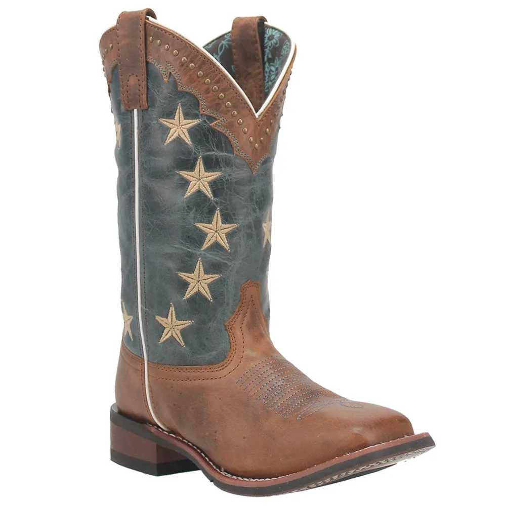 Early Star Patriotic Square Toe Cowboy boots