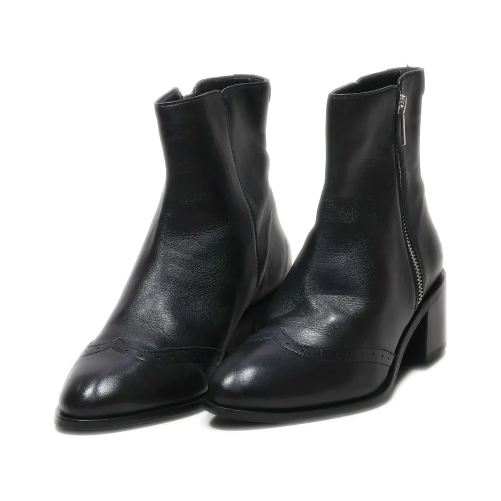 Esprit Ankle Boots Leather Black Colour For Women