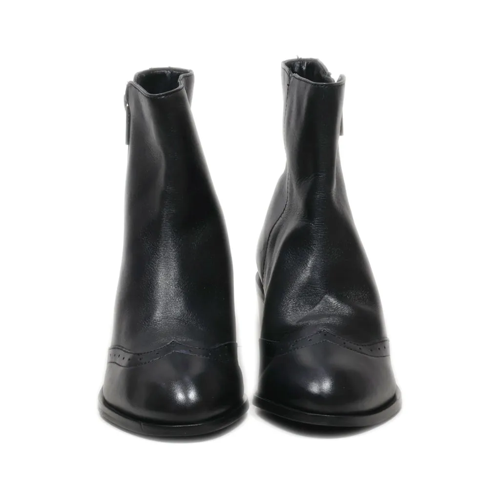 Esprit Ankle Boots Leather Black Colour For Women