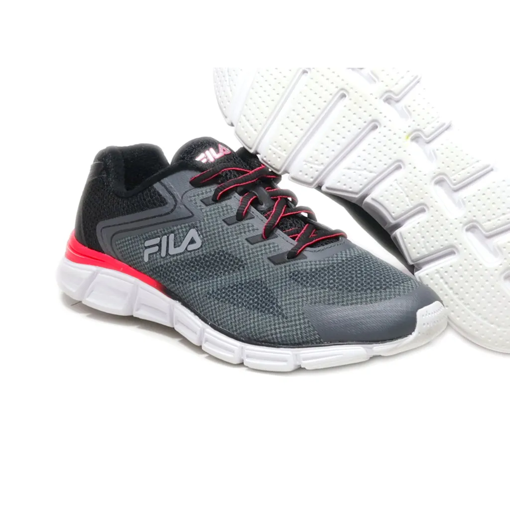 Fila Memory Exolize Running Sport Shoes Leather Grey Colour For Women