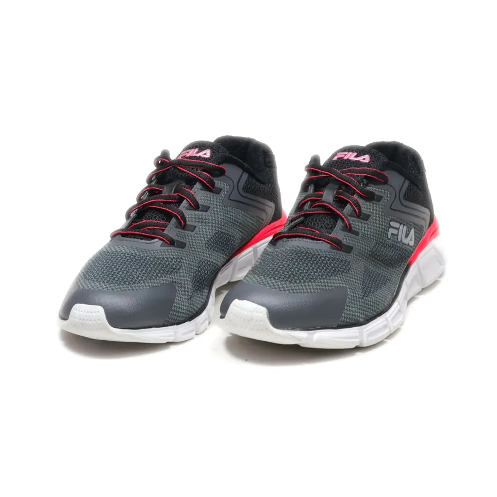 Fila Memory Exolize Running Sport Shoes Leather Grey Colour For Women