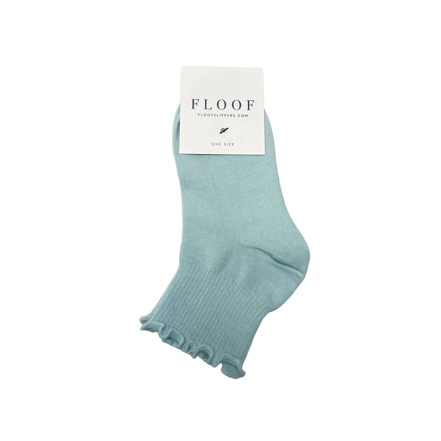 FLOOF Women's For The Frill 2.0 Sock in Light Blue