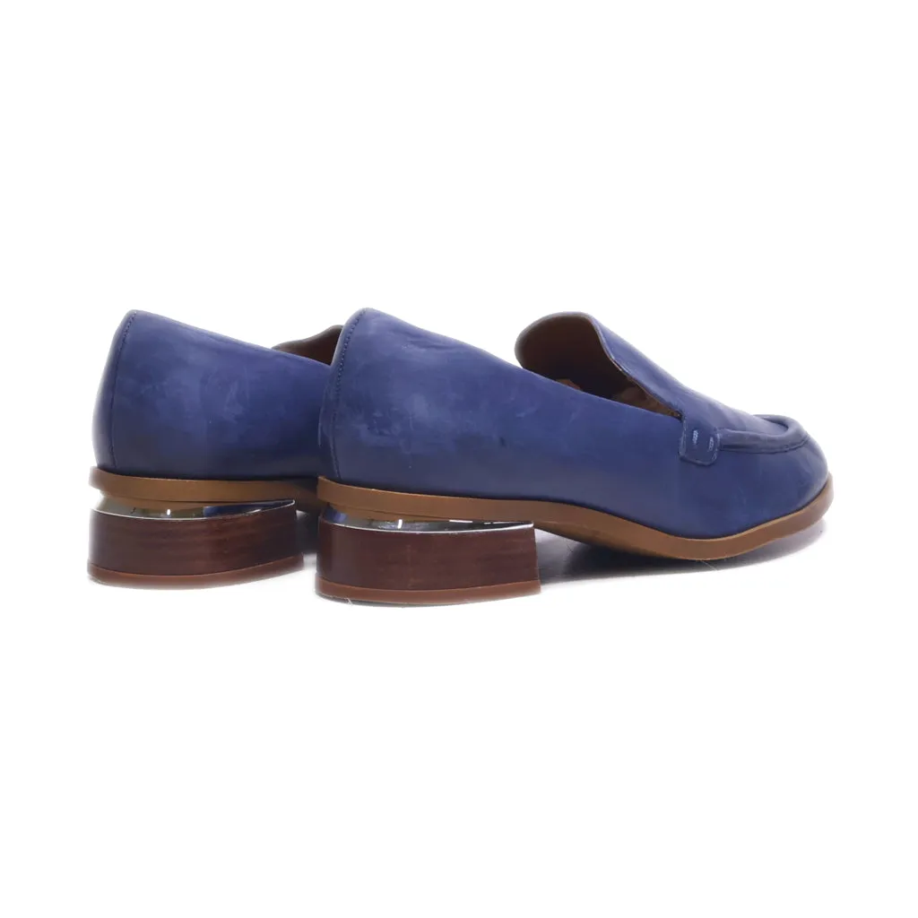 Franco Sarto New Bocca Loafers Leather Blue Colour For Women