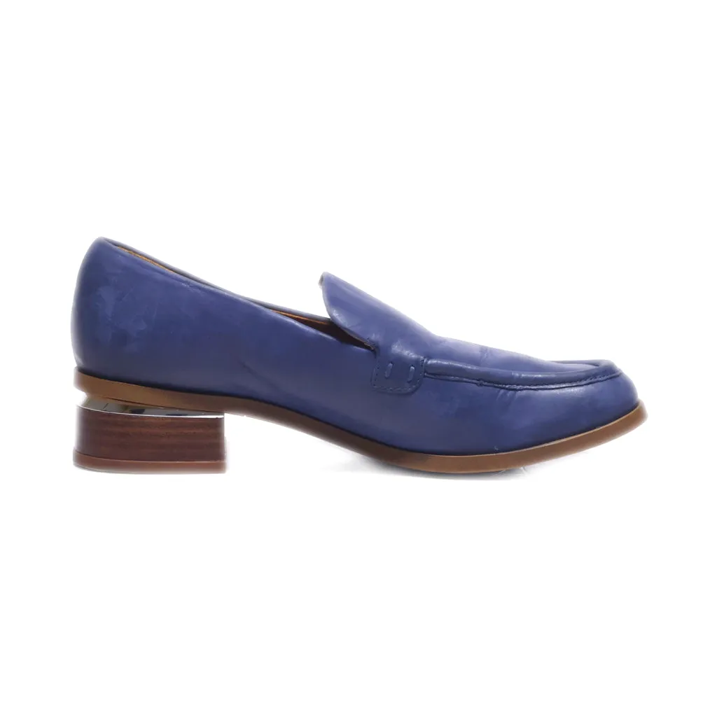 Franco Sarto New Bocca Loafers Leather Blue Colour For Women