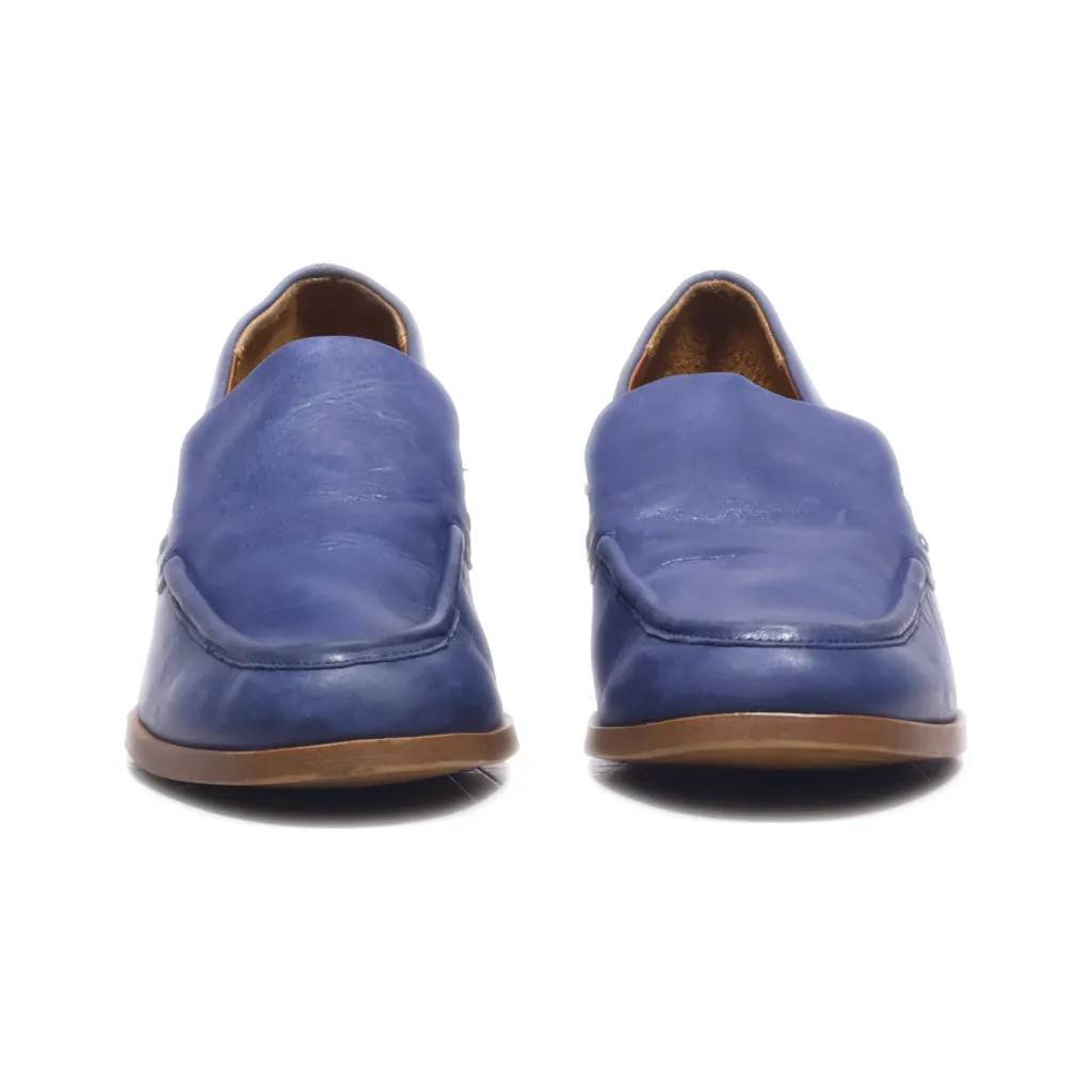 Franco Sarto New Bocca Loafers Leather Blue Colour For Women