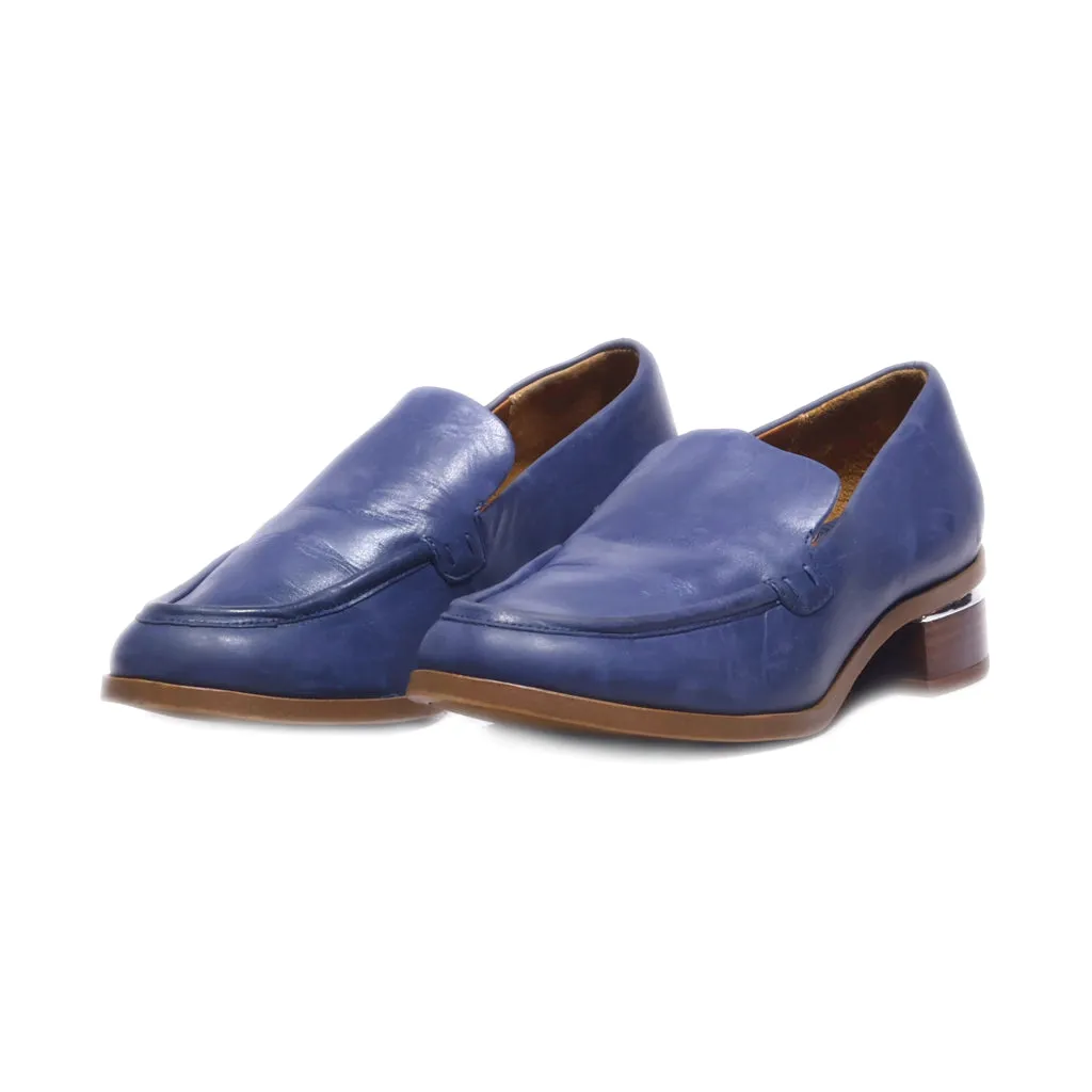 Franco Sarto New Bocca Loafers Leather Blue Colour For Women