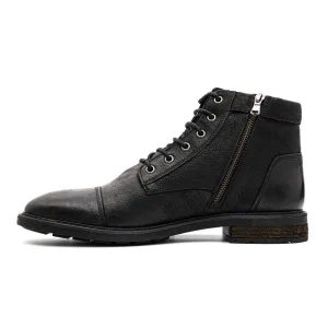 Geox Ankle Boots Leather Black Colour For Men