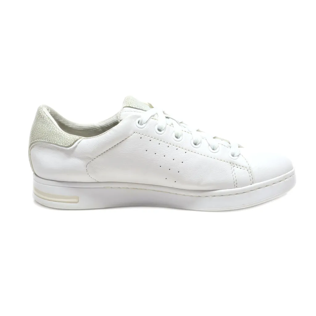 Geox Low-Top Sneakers Leather White Colour For Women