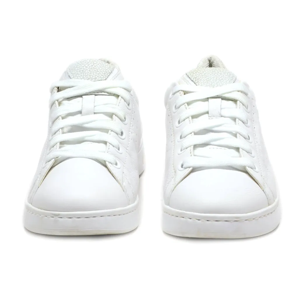 Geox Low-Top Sneakers Leather White Colour For Women