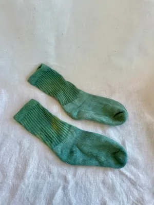 Green Organic Cotton Plant Dyed Socks