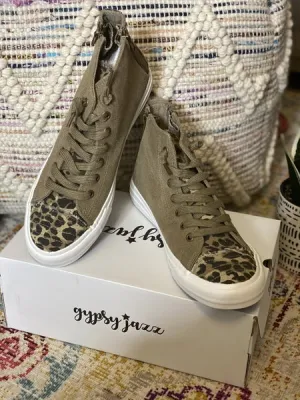 Gypsy Jazz Leopard Print Sneakers