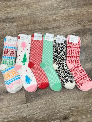 Holiday Christmas Cozy Socks