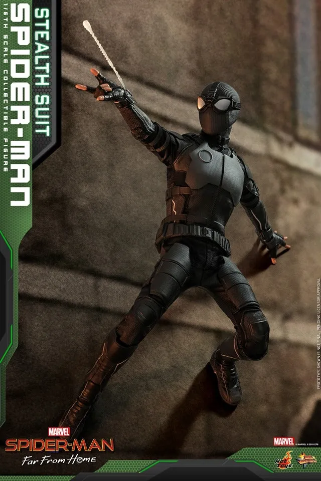 Hot Toys - MMS540 - Spider-Man Far From Home - 1/6th scale Spider-Man (Stealth Suit) Collectible Figure