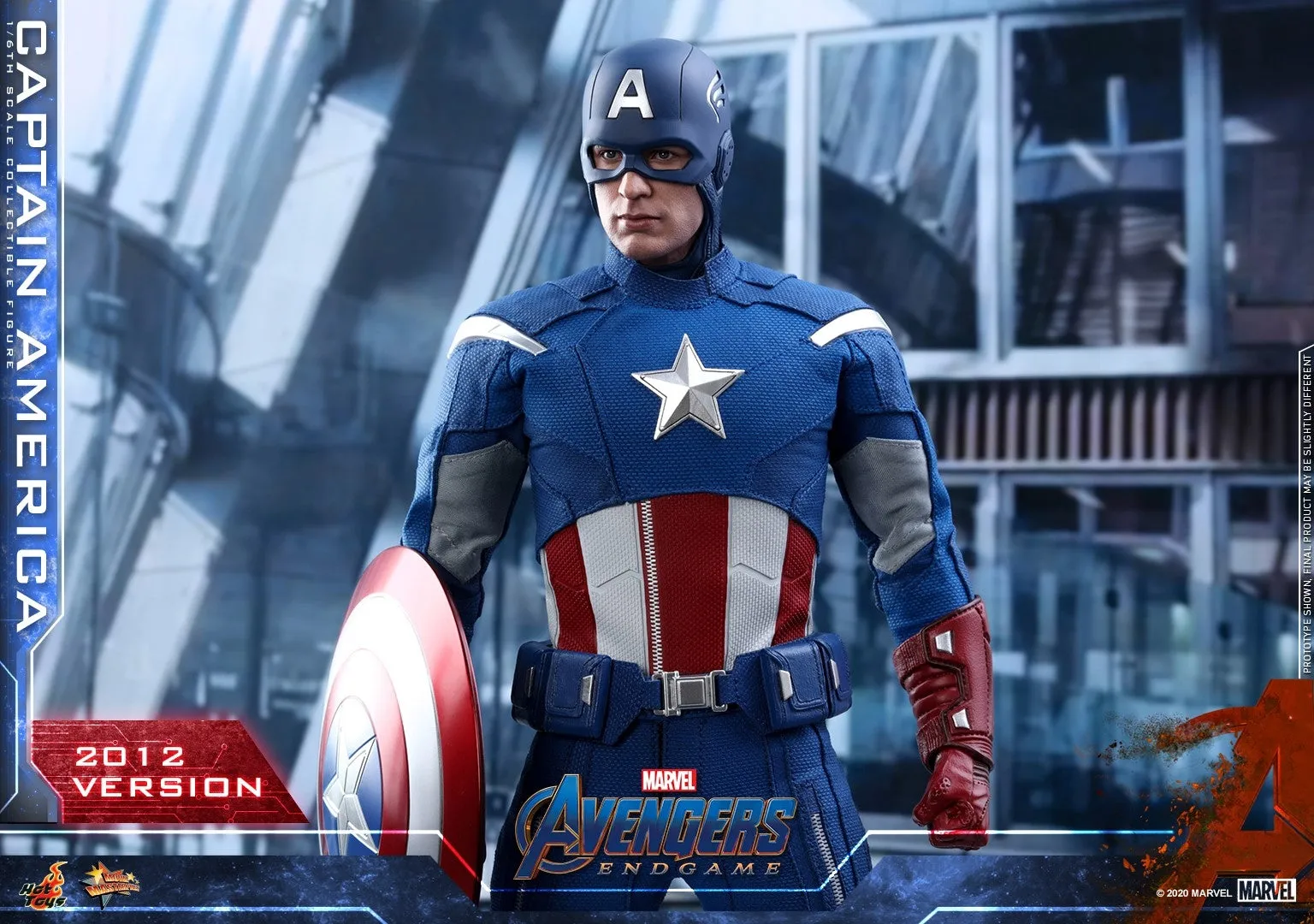 Hot Toys - MMS563 - Avengers: Endgame － 1:6 Captain America (2012 Version) Figure