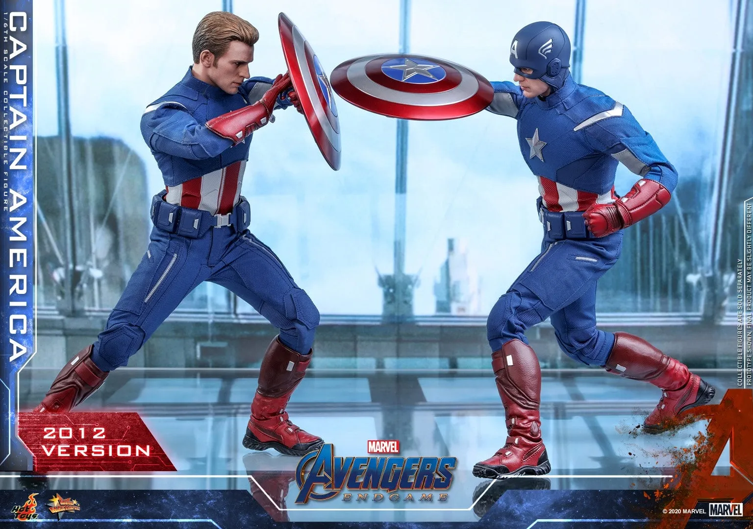 Hot Toys - MMS563 - Avengers: Endgame － 1:6 Captain America (2012 Version) Figure