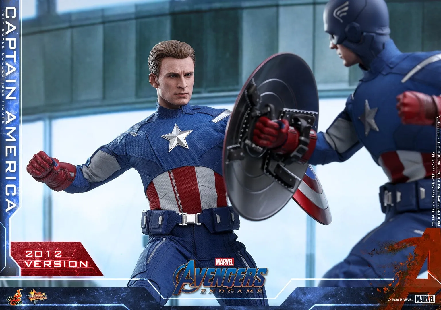 Hot Toys - MMS563 - Avengers: Endgame － 1:6 Captain America (2012 Version) Figure