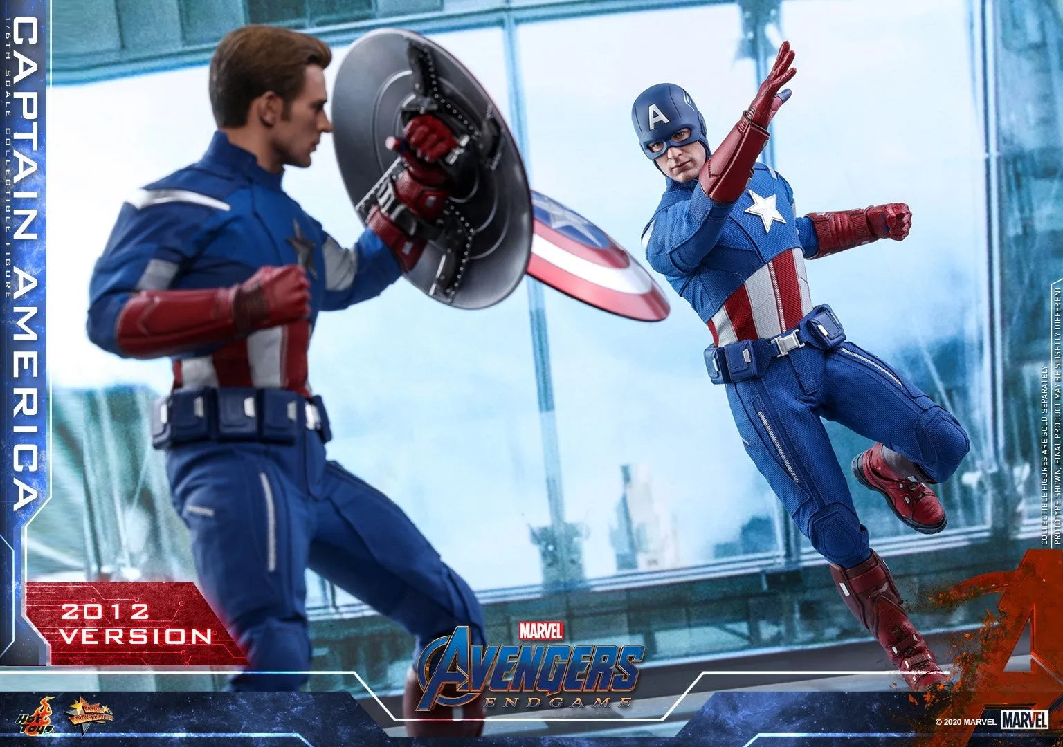 Hot Toys - MMS563 - Avengers: Endgame － 1:6 Captain America (2012 Version) Figure