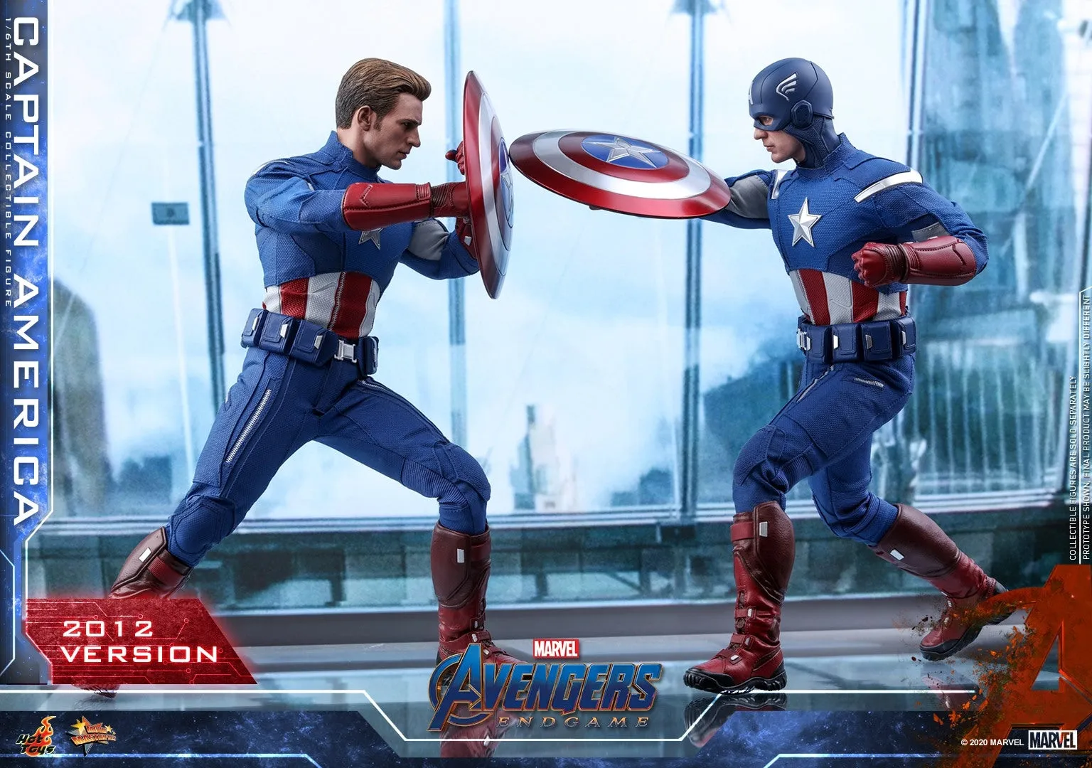 Hot Toys - MMS563 - Avengers: Endgame － 1:6 Captain America (2012 Version) Figure