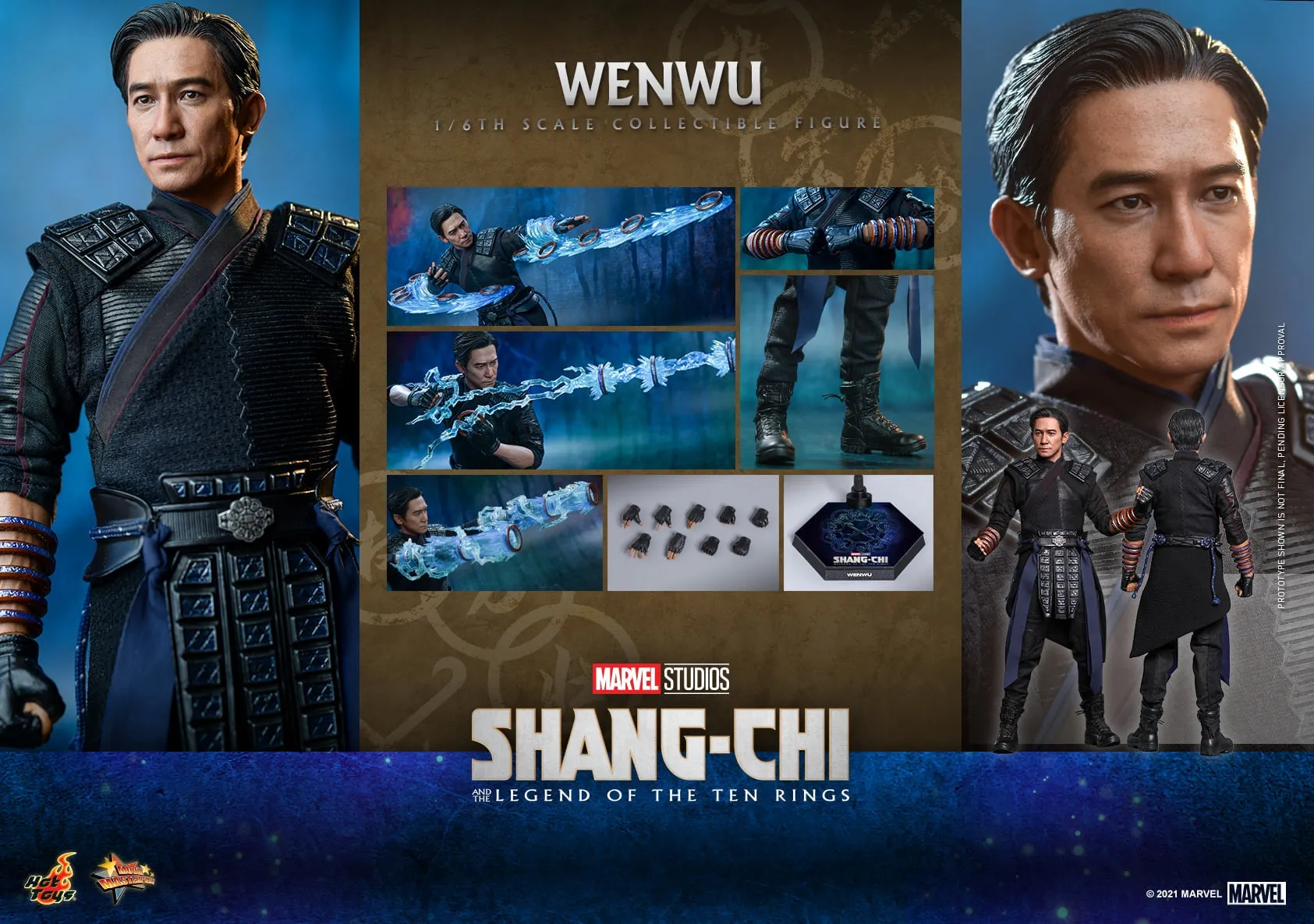 Hot Toys - MMS613 - Shang-Chi and the Legend of the Ten Rings - 1/6th scale Wenwu Collectible Figure