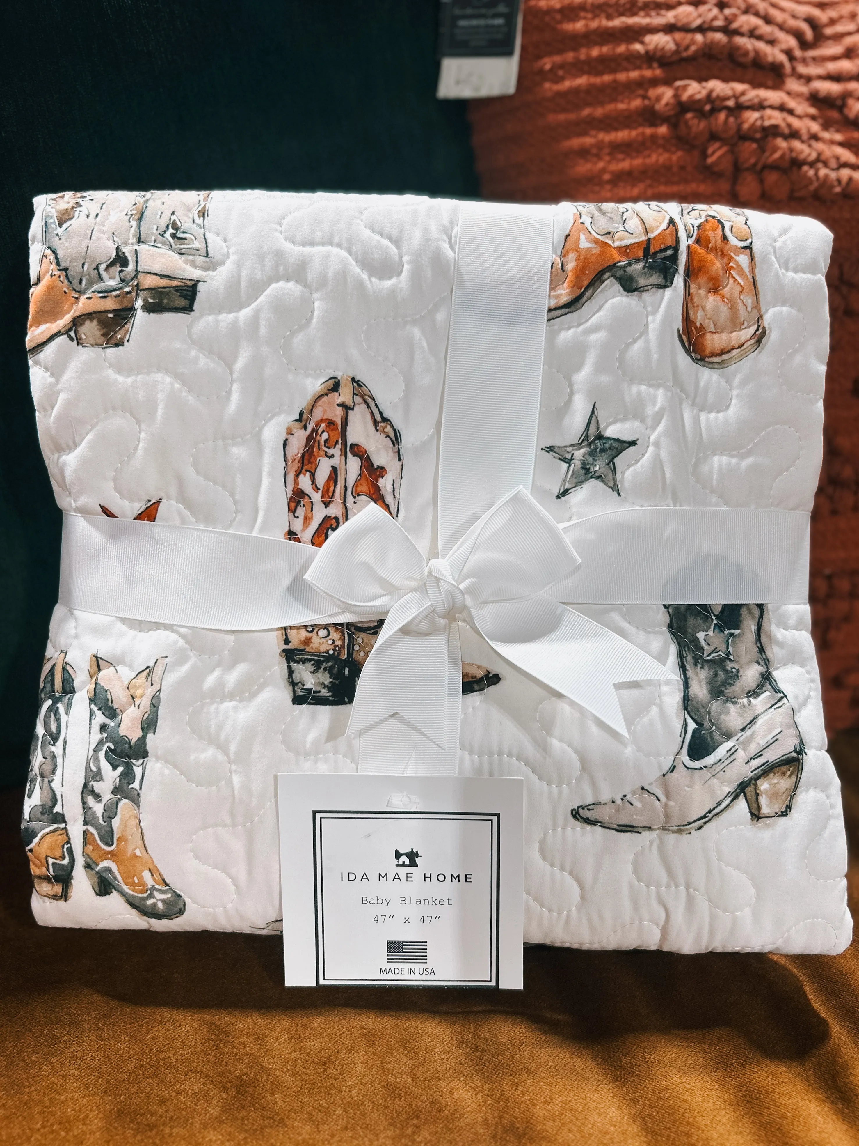 Ida Mae Home - Thunderbird Boots Baby Quilt