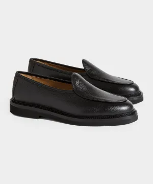 Jacques Solovière Lex Loafer in Black Leather