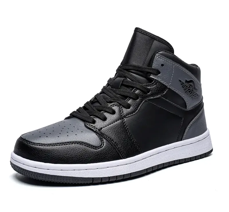 JJ tiger Men's fall liquid electric silver Air Force One sport shoes Fashion high top casual sneakers(39-45 Optional)