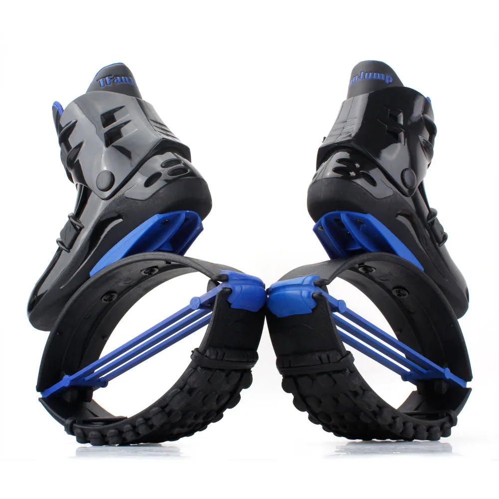 Kangaroo Jump Shoes Workout Jumpers Gen II Series Black-Blue